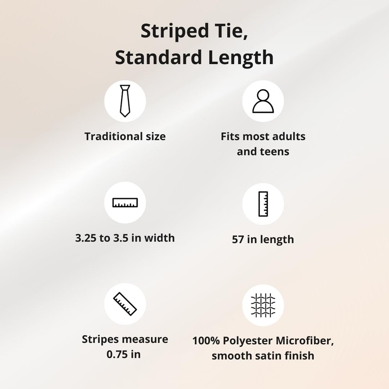 tiemart Striped Tie (Hunter Green and Orange)