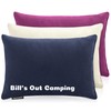 HappySnapGifts Small Travel Pillow Camping Pillow - (30cm x 20cm)