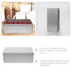 Angoily Rectangular Empty Tin Container With Lid - Tinplate Storage