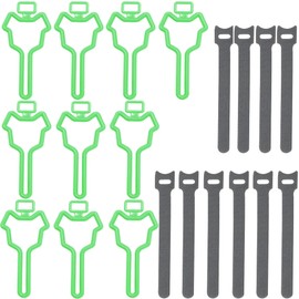 Dog Poop Bag Holder, Waste Bag Holder, Dog Poop Bag Carrier, Hand Free Holder (10 pack, Green)