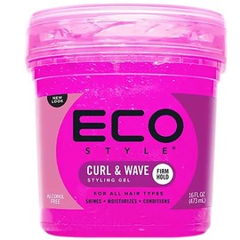 Eco Style Curl & Wave Styling Gel - Pink 473ml