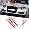 2Pcs Car Hood Cover Sticker Claw Mark Style Universal Engine