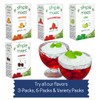 Simple Mixes Natural Gelatin Variety Pack, 2 Each: Strawberry, Orange