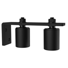 SongYung 2" Gate Roller Guide with L-Bracket, Universal Adjustable Gate Guide Roller,Sliding Gate Rollers,Heavy Duty Sliding Gate Kit for Door Hardware and Sliding Gates