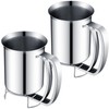 Yiyiring 2 Pcs 800 ml Stainless Steel Pancake Batter Dispenser