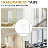 25 Sets (50 Pieces) of Clear Vertical Blind Repair Tabs/Vertical