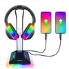 BABITOO RGB Headphone Stand Gaming Headset Holder - Headphone Holder