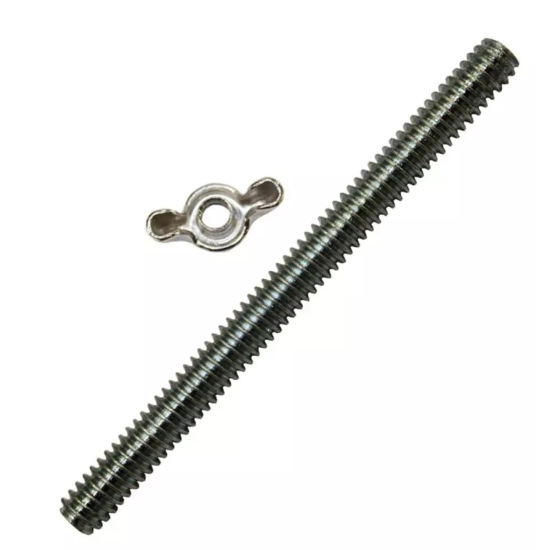 Unbranded 3" x 1/4-20 Air Cleaner Stud And Wing Nut