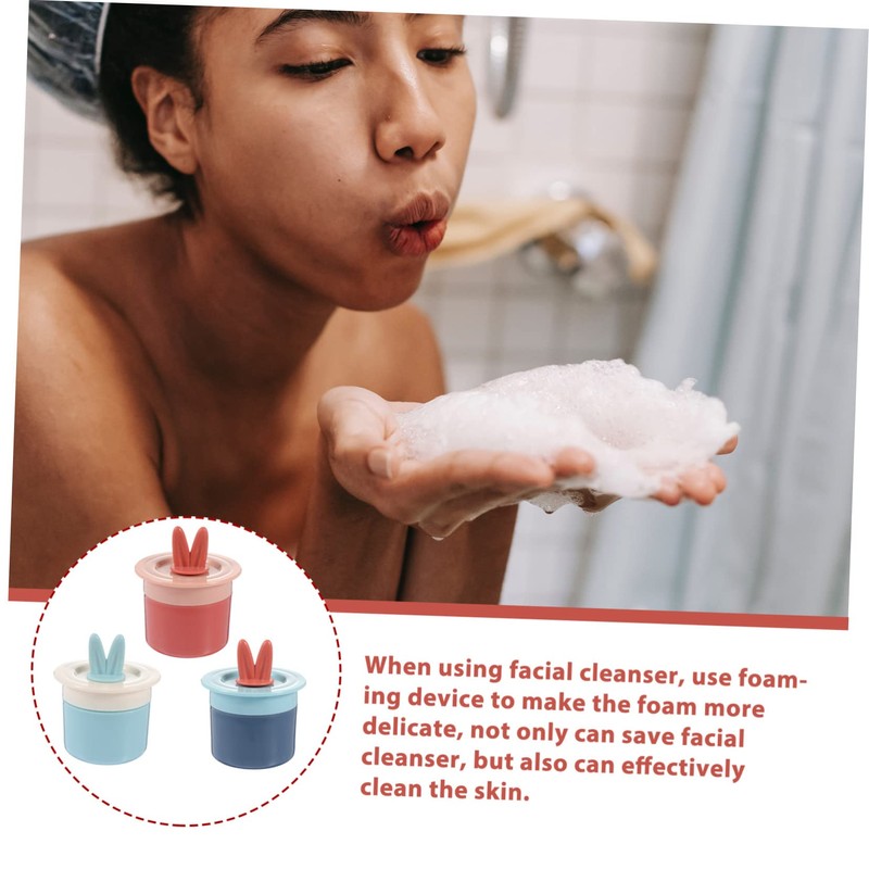 Beavorty Effortless Bubble Creation: Face Wash Bubble Maker Simple Foaming