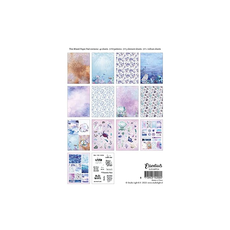 Studiolight • Paper Pad Mixed Paper Pad Underwater World Essentials