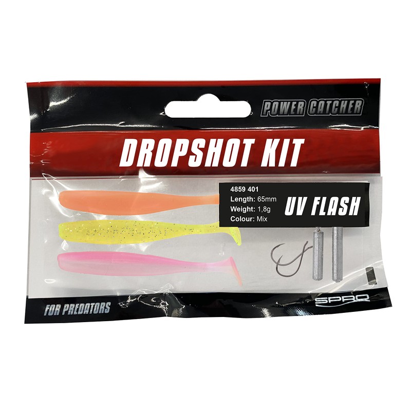 Spro Powercatcher Drop Shot Set UV Flash