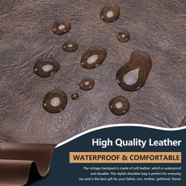 SUCIKORIO 40x30x15 British Airways Travel Backpack Underseat Cabin Bag Luggage KLM Jet2 Waterproof PU Leather Travel Rucksack Cabin Size for Plane Hand Luggage 14 Inch Laptop Backpack For Womens, Mens