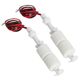 Aopin Liquid Level Switch Sensor PP, Water Liquid Level Sensor Float Switch, Plastic Ball Float Controller for Water Pump Fish Tank Cistern Sump Filter Aquarium Swim Pool Garden Pond Liquid 2 Pcs