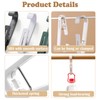 Realand 10pcs Large Clothes Pins with Hooks - Sturdy Laundry