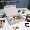 Sprsthai Photo Storage Box 8x10 - Archival Photo Organizer Box