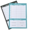 KICHOUSE Weekly Household Calendar Food Notebook 2pcs Tearable Diet Planner