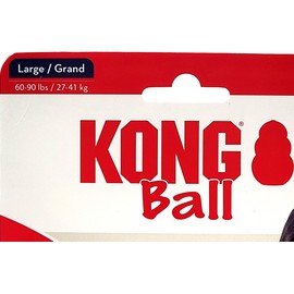KONG Classic Bounce Ball *NEW SIZE L/XL Durable Rubber Fetch & Chew Dog Toy 3.5"
