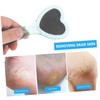 minkissy 6pcs Heart-shaped Foot Rasp Creative Dead Skin and Callus