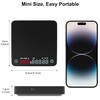 HUAJUN Mini-Kaffeewaage mit Timer und USB-Ladegerät, 2 kg/0,1 g, Espressowaage,