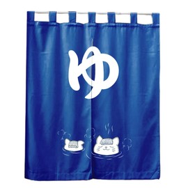 Noren Banksy Yu Bath Blindfold Long Stylish Room Divider Blackout Scandinavian Noren, Easy to See Funny, Soft, Decorative, Entryway, Door Curtain, Kitchen, Living Room, Restaurant, Entrance, Doorway, Width 29.5 ft (75 m) Length 90 cm