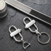 TISUR Car Key Chain, Double Ring, Keychain, Carabiner Hook, Keychain,