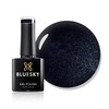 Bluesky Overtly Onyx 80540 Black Dark Glitter Onyx Gel Nail