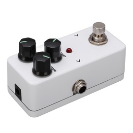 Guitar Effect Pedal BOOSTER Mini Single Adjustable Musical Instrument Accessory White