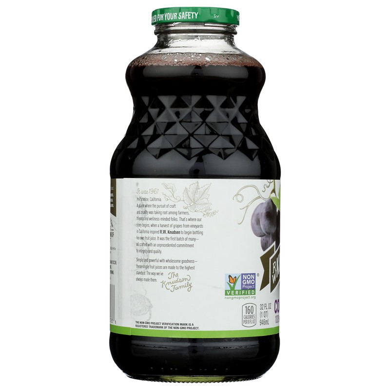 R.W. Knudsen Organic Just Concord Grape Juice, 32 fz