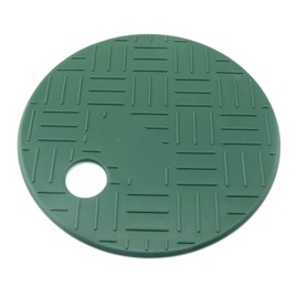 Maxmoral ID 5.5" OD 6" Valve Box Cover Lid for Sprinkler System Irrigation Circular Valve Box Lid, Grass Green