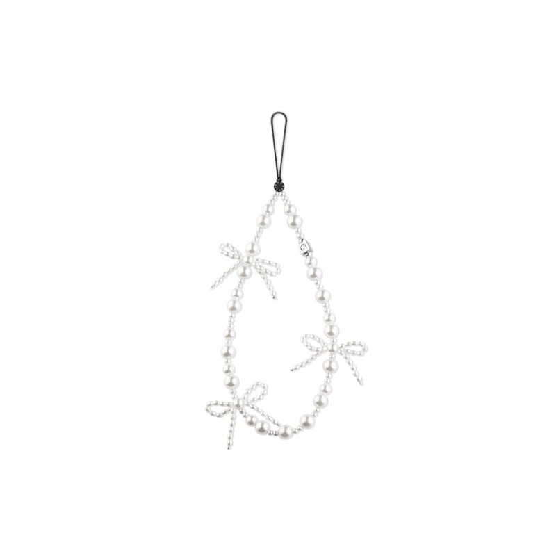CASETiFY Bow Phone Strap Charm - Frosted Bows