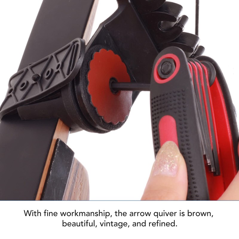 Quiver Quick, Release System 4 Brown Leather Quiver Holder Archery