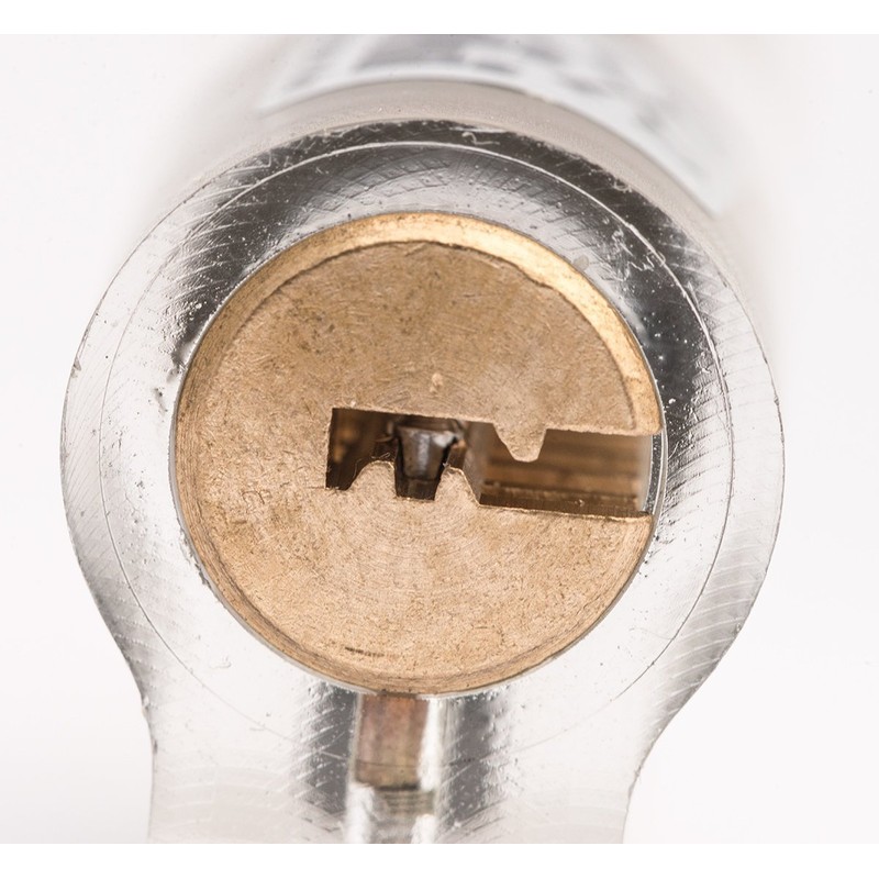 G2PLUS Visible Cylinder Lock See Through Transparent Practice Padlock for