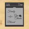 Give Thanks Cookie and Craft Stencil by Designer Stencils