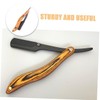 Beavorty Stainless Steel Manual Razor with Handle Portable Shaving Tool