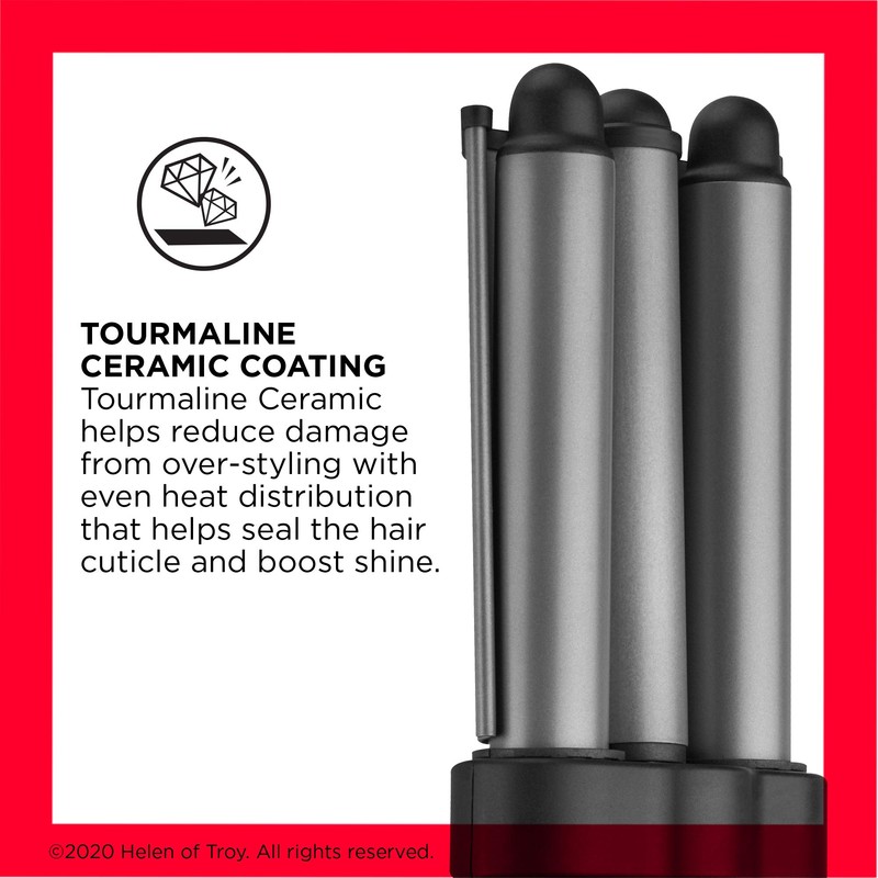 REVLON 3 Barrel Jumbo Hair Waver | Long-Lasting, Natural Looking