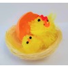 Shop4allsorts Set Of 2 Mini Easter Chicks In Nest Easter