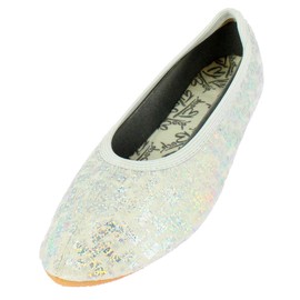 Beck Girls' Glamour Gymnastics Shoes, silver