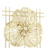 Ginkgo Leaf Wall Hanging Decor Metal Iron 3D Golden Ginkgo