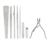 8Pcs Pedicure Knife Stainless Steel Dead Skin Remover Portable Foot