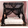 Mengersi Canopy Bed Curtains Bed Canopy Royal Luxurious Cozy Drapes