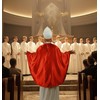 MCJC Catholic Bishop Costume, Red and White Papal Robe with