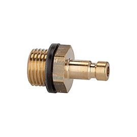 Plain Brass Hose Nipple NW 2.7 OUTER THREAD M5 Ri 243.09/6