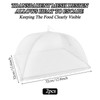 2 Pcs Food Covers, Food Covers Mesh Pop Up, Food