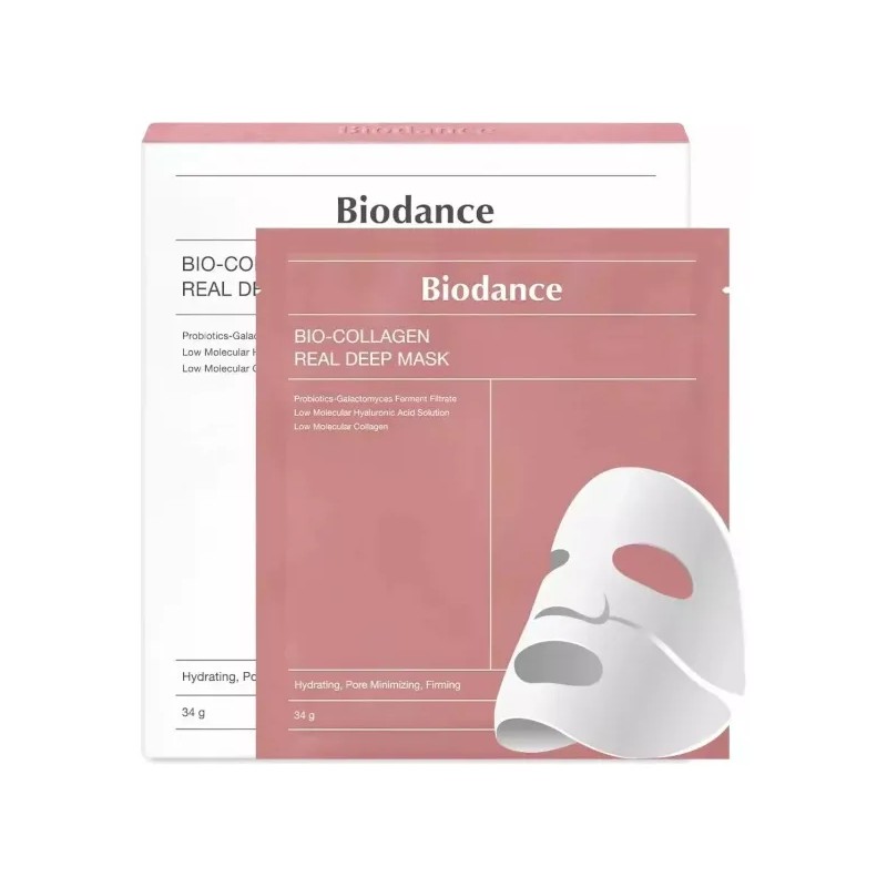 Biocolágeno Mascarilla Real Profunda Hidrogel 8pz Biodance Normal