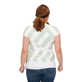 Baby Garden Baby Sling for Newborns up to 18 kg - Elastic Sling - Ergonomic Carry - Mint - White - Includes Storage Bag