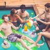Drink Holder Pool Inflatable Pack of 4 Floating Drink Holder