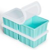 Silicone Freezer Tray for Soup Ice Cubes: 2-Cup Freezing Tray