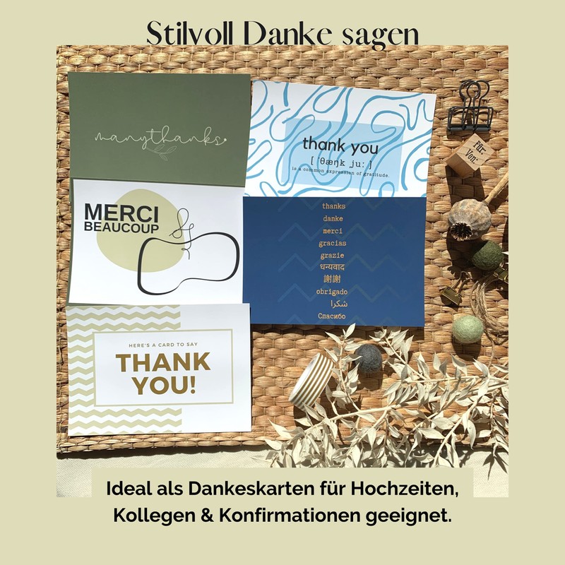 BLATT PAPIER® 20 x premium postcards (matte) made of postcard