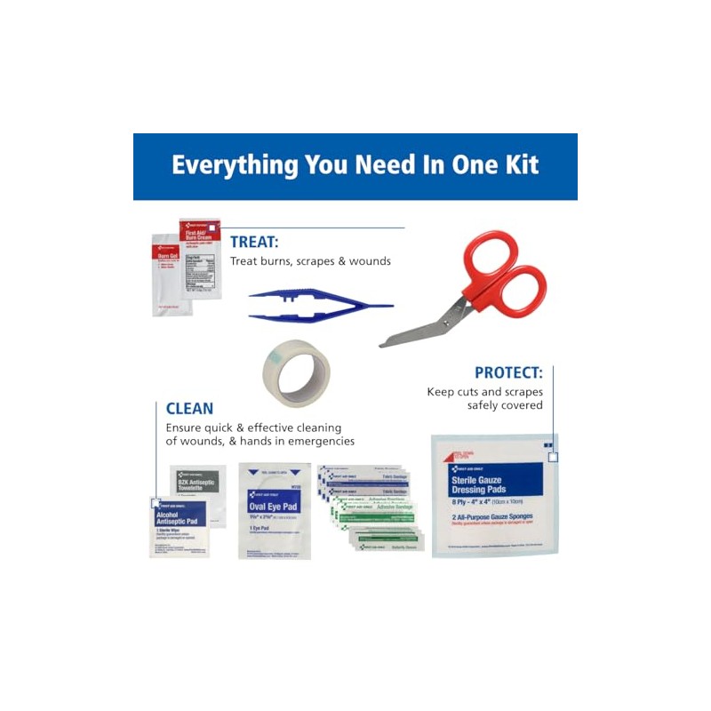 298-Piece All-Purpose Emergency First Aid Kit for Home & Travel