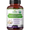 Zazzee USDA Organic Odorless Garlic 20:1 Extract, 5000 mg Strength,